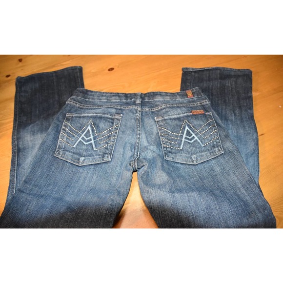 Seven For All Mankind, 7, A-Pocket Jeans, Size 28, LN, Embroidered Pockets - Picture 4 of 5